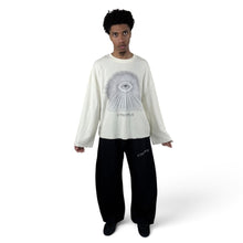 Load image into Gallery viewer, All Seeing Eye | Raw Edge Long-Sleeve | Cream